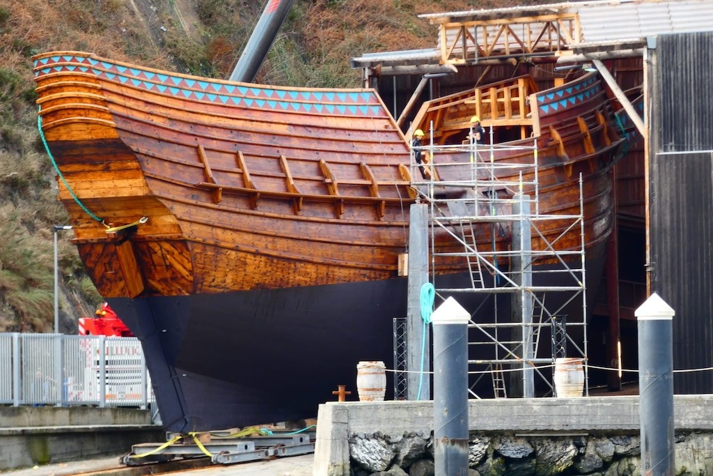 La botadura de la nao “San Juan”, un hito de Albaola Itsas Kultur Faktoria de Pasaia