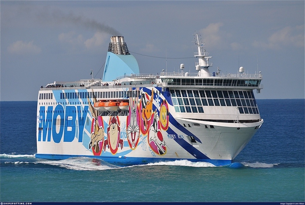 La compañía italiana Moby Lines pone en venta cinco ferries por importe de 243 millones de euros