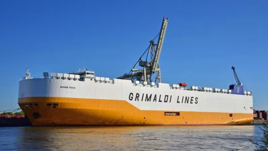 Grimaldi anuncia la apertura de una nueva línea de carga rodada mensual entre Asia y Uruguay Grimaldi anuncia una nueva línea ro-ro entre Asia y Sudamérica