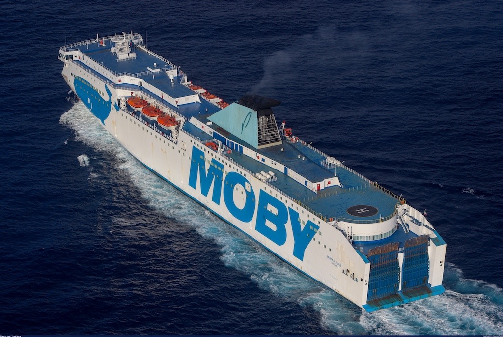 El ferry italiano “Moby Ale Due” pasa a la flota de GNV renombrado “GNV Pegasus”