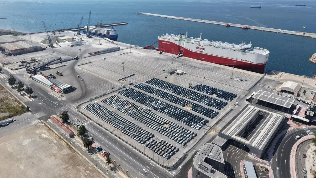 La compañía china BYD encarga diez nuevos buques PCTC con capacidad para 9.200 CEU cada uno