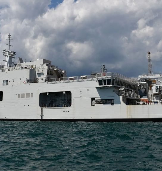 El buque hidro-oceanográfico "Quirinale" de la Marina italiana supera con éxito sus primeras pruebas de mar